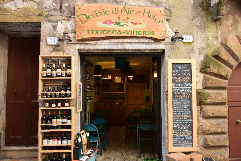 Enoteca a Pitigliano